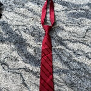 Pierre Cardin Deep Red Diagonal Tie